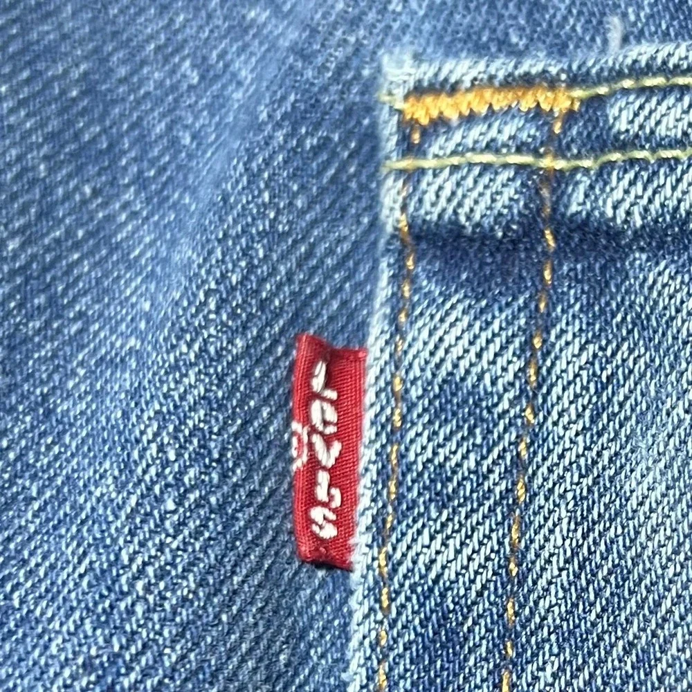 Levis 505 Regular Fit Straight Leg Blue Denim Jeans Mens 40x30 Medium Wash